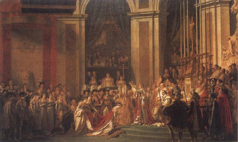 Jacques-Louis David Consecration of the Emperor Napoleon i and Coronation of the Empress Josephine Germany oil painting art